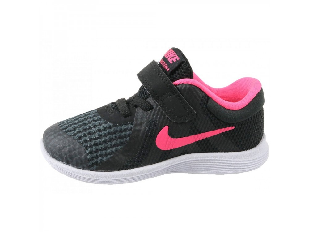 NIKE REVOLUTION 4 NEGRAS Y ROSAS NIÑA: Zapatillas Nike Niña 943308 004  Online