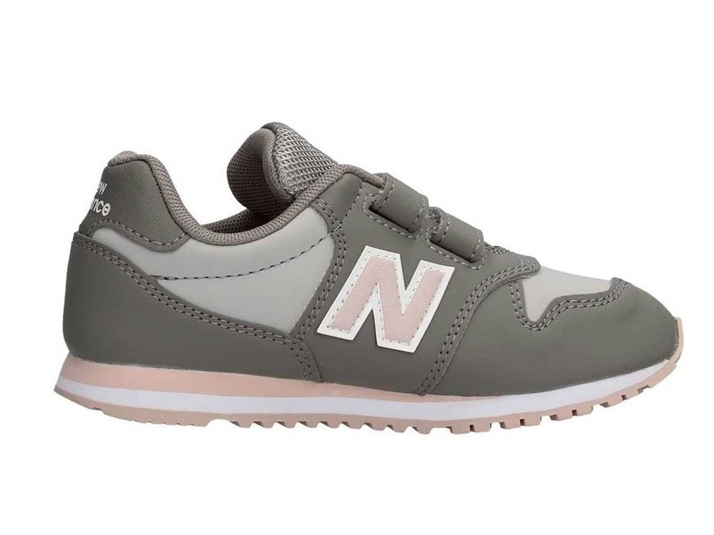 new balance niña gris y rosa