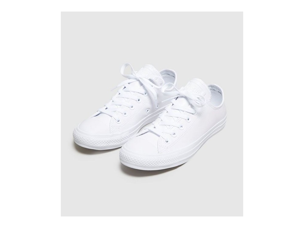 Converse C Star Player:: Zapatillas Mujer Converse Piel Blancas| Zapatillas  651827C.