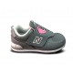 NEW BALANCE ZAPATILLA NIÑA IV574ZOE DAY AT THE ZOO WIDE GRISES