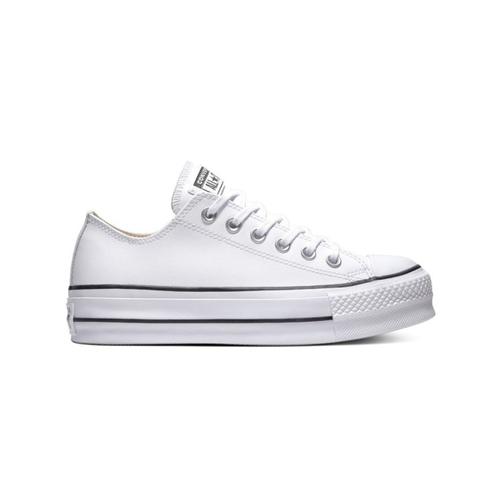 CONVERSE CHUCK TAYLOR ALL STAR LIFT CLEAM PLATAFOTMA MUJER 561680C BLANCAS PIEL