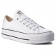 CONVERSE CHUCK TAYLOR ALL STAR LIFT CLEAM PLATAFOTMA MUJER 561680C BLANCAS PIEL