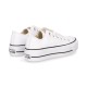 CONVERSE CHUCK TAYLOR ALL STAR LIFT CLEAM PLATAFOTMA MUJER 561680C BLANCAS PIEL