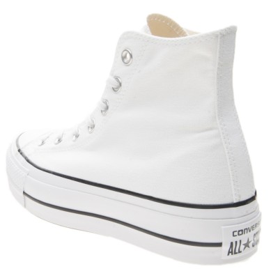 CONVERSE CHUK TAYLOR ALL STAR LIFT HI BOTA PLATAFORMA 560846C BLANCAS