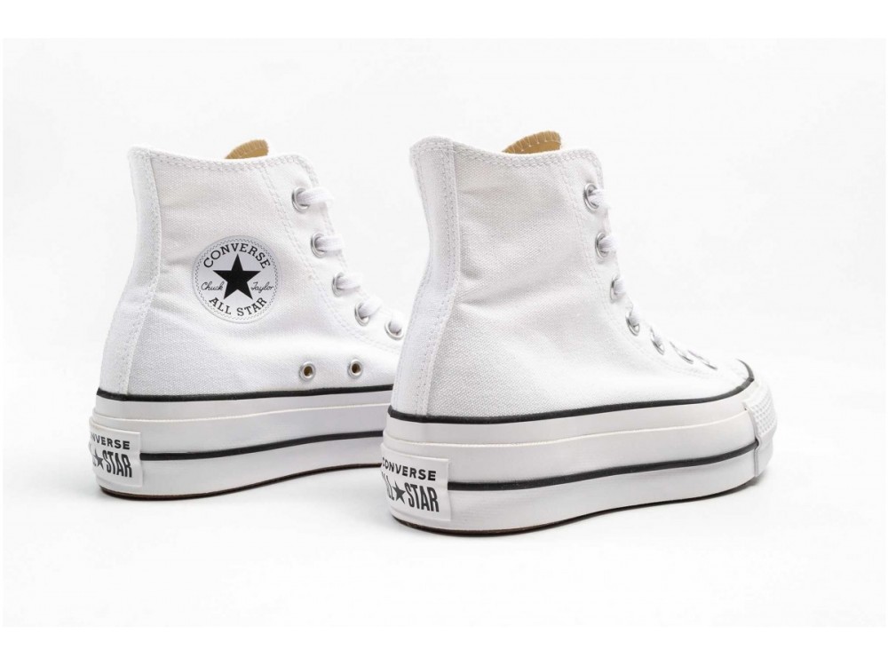 converse botas blancas plataforma