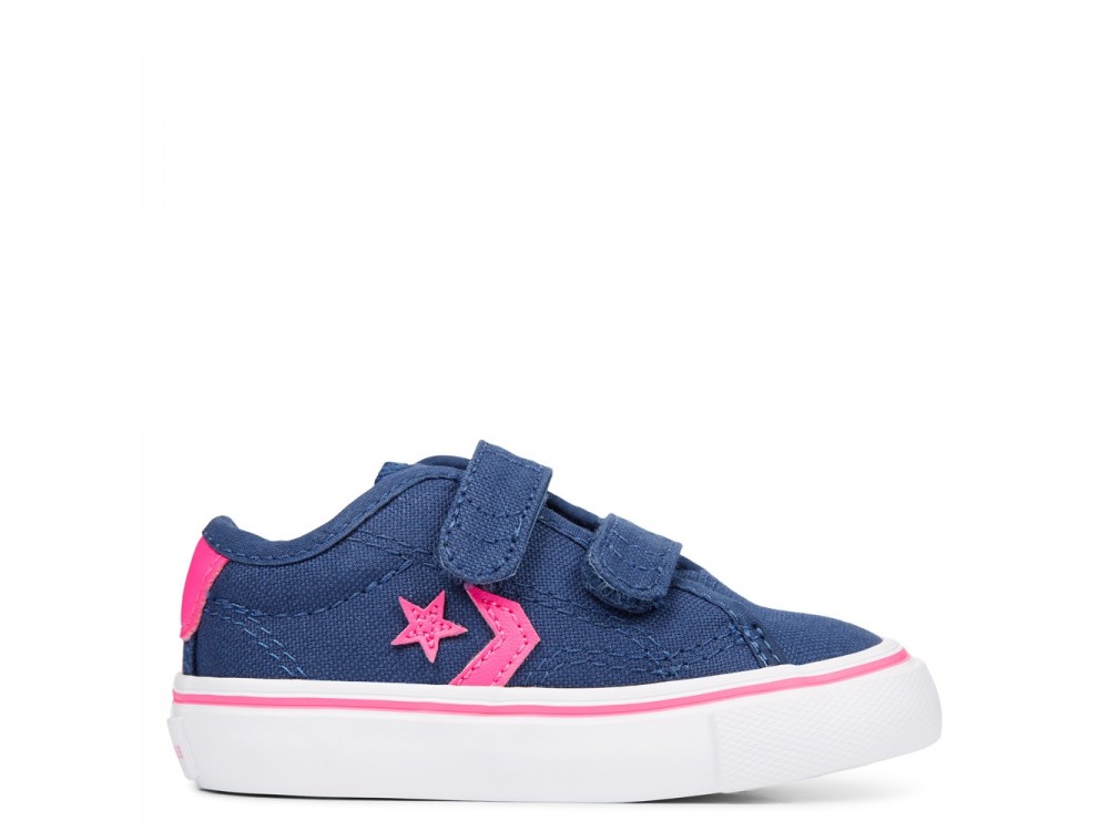 CONVERSE :Comprar Zapatillas Niña Converse STAR REPLAY OX 76521C Azul/Rosa  al mejor precio. عداد الكهرباء