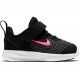 NIKE DOWNSHIFTER 9 TDV ZAPATILLA NIÑA AR4137 003 NEGRAS Y ROSA