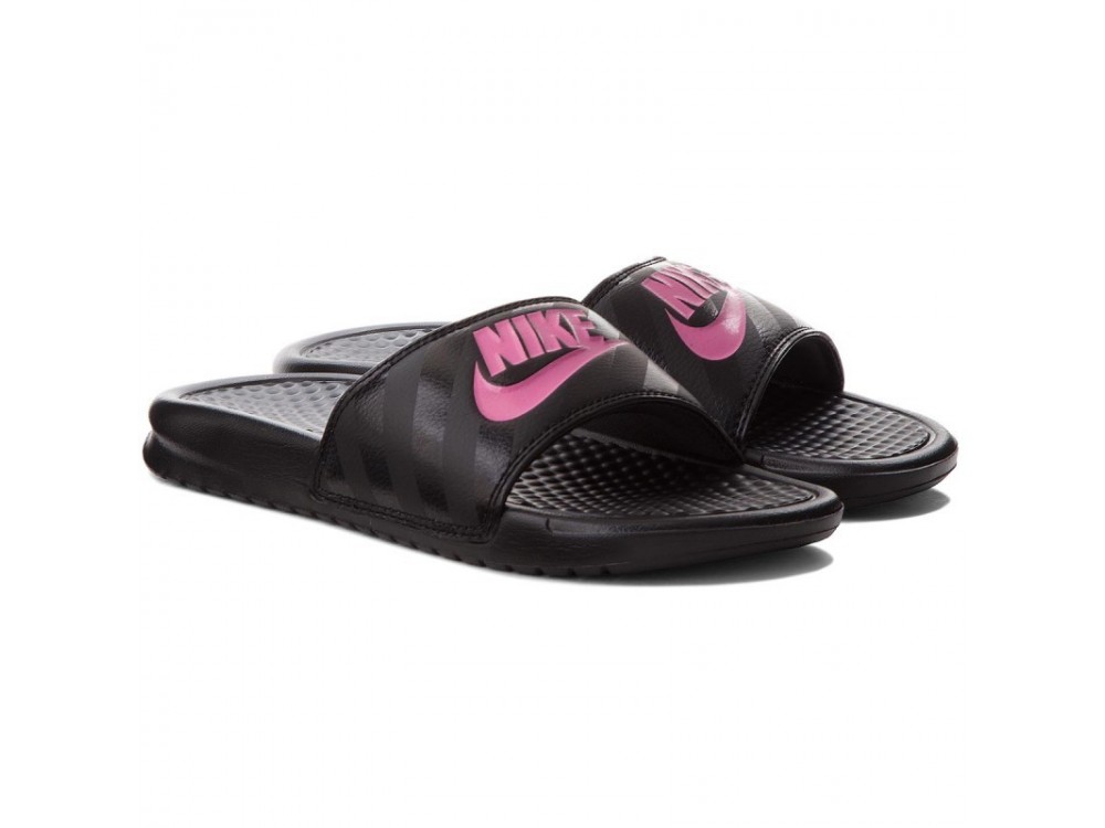 chanclas nike blancas y doradas