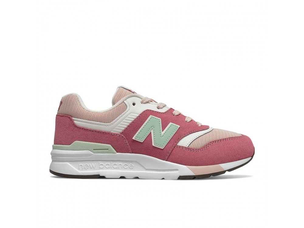 new balance rosa y dorado