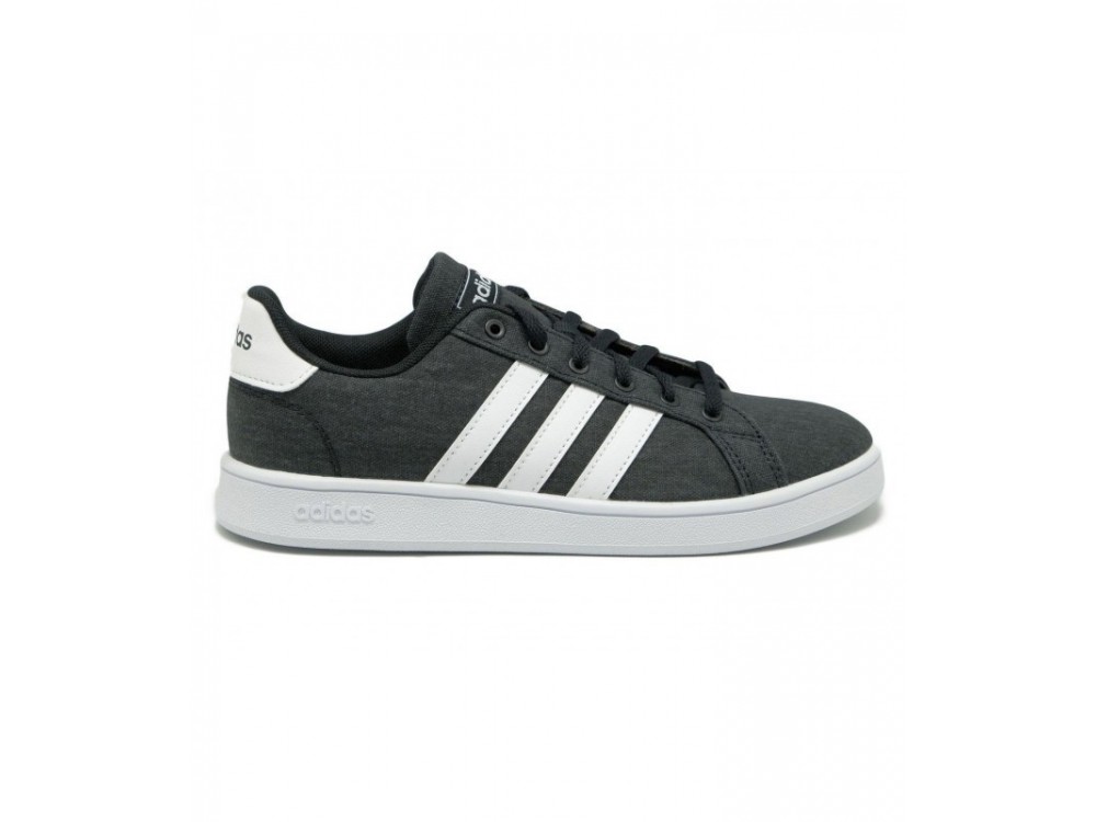 ADIDAS : Adidas Grand Court K|Comprar Zapatillas Negras. Baratas