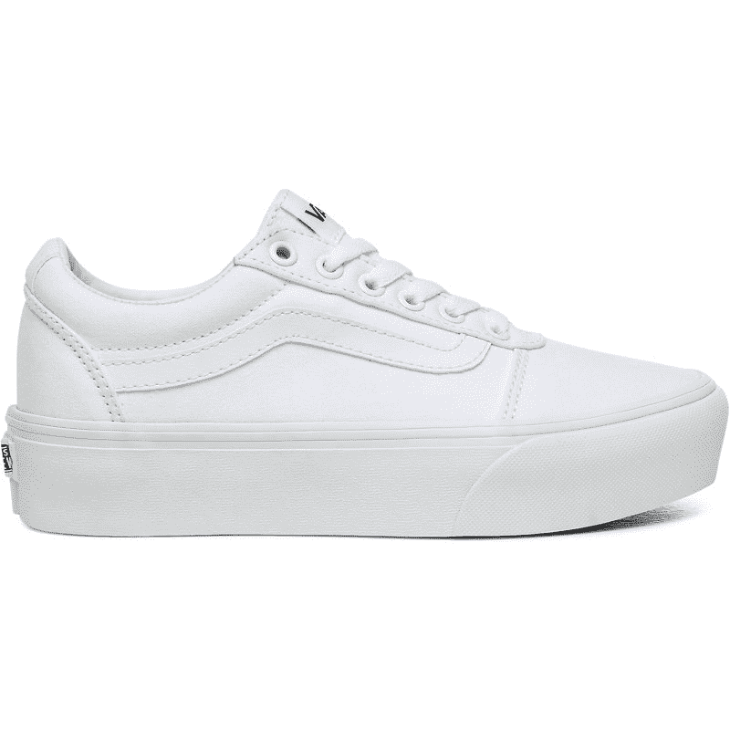 Vans Old Skool Plataforma Blancas | electricmall.com.ng