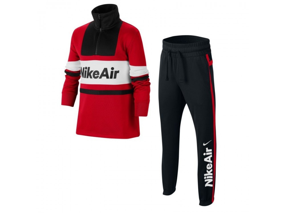 nike rojas con negro