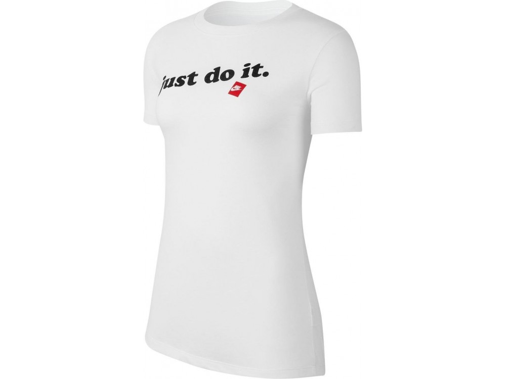 camiseta nike mujer blanca