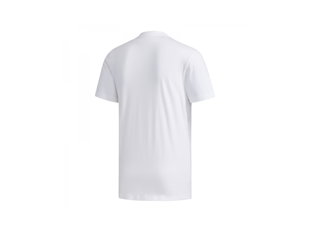 camiseta adidas hombre blanca