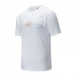 NEW BALANCE CAMISETA MUJER MT01516 BLANCA