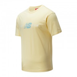 NEW BALANCE CAMISETA MUJER WT91546 AMARILLA