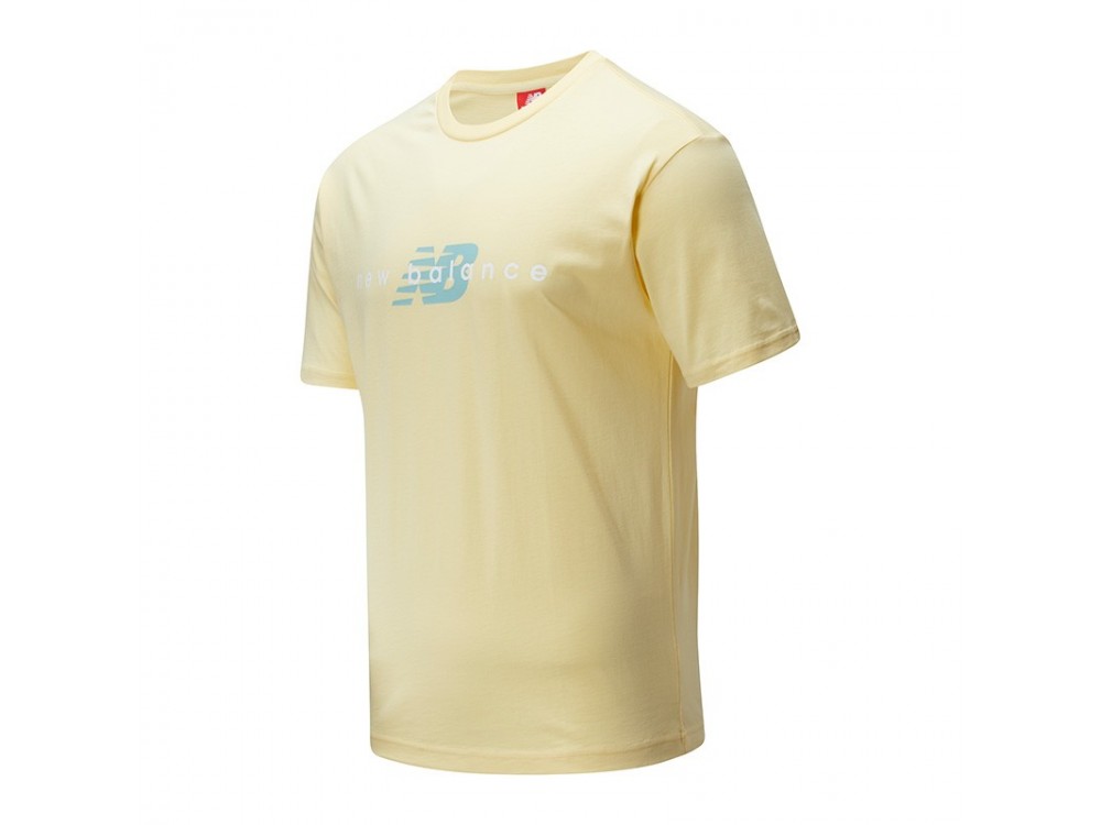 CAMISETA NEW BALANCE // Camiseta New Balance Mujer WT91546 - Amarilla -  Baratas.