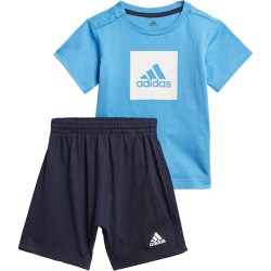 CONJUNTO BEBE ADIDAS FM6377 I LOGO SUM SET AZUL