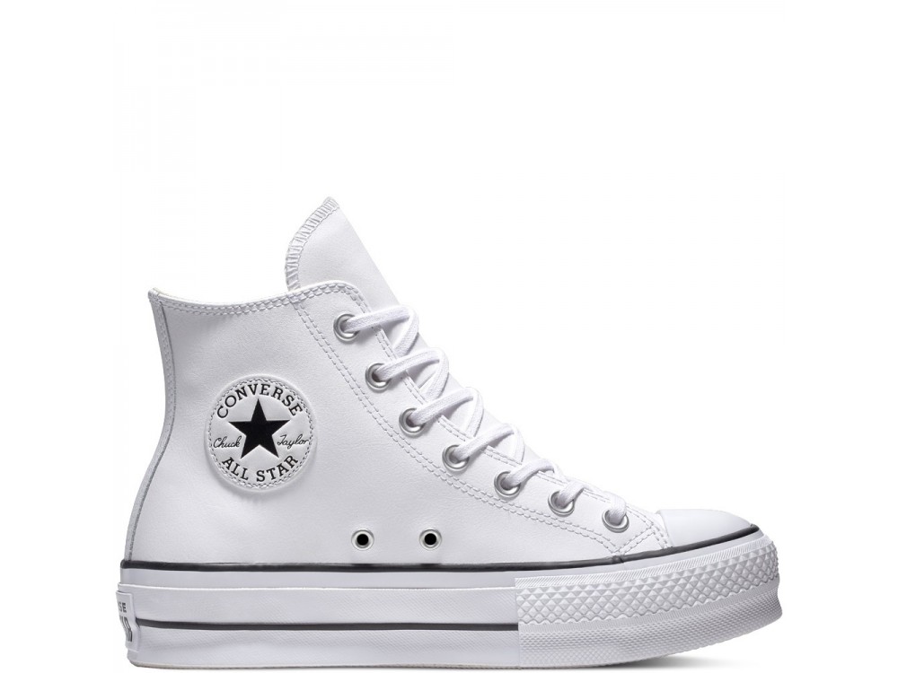 converse plataforma blancas botas