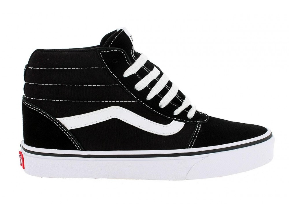 vans botas negras mujer