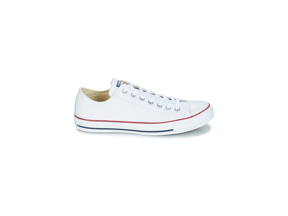 converse cuero blancas