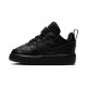 NIKE COURT BOROUGH LOW (TDV) ZAPATILLA NIÑO BQ5453 001 NEGRAS