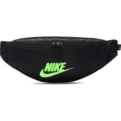 NIKE SPORSWEAR  HERITAGE RIÑONERA BA5750 019 NEGRA Y  VERDE