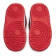NIKE COURT BOROUGH LOW 2 (TDV) ZAPATILLA NIÑO BQ5453 007 NEGRA Y ROJA