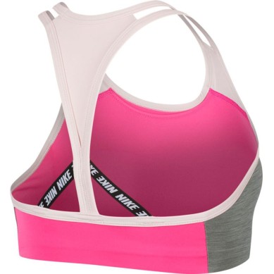 NIKE SUJETADOR TOP DEPORTIVO MUJER CJ5865 623 ROSA Y GRIS