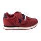 US POLO ASSIN MAX1 CLUB-DKBL ZAPATILLA NIÑO ROJA