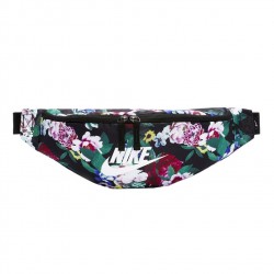 RIÑONERA NIKE SPORWEAR HERITAGE DB4702 010 NEGRA FLORAL