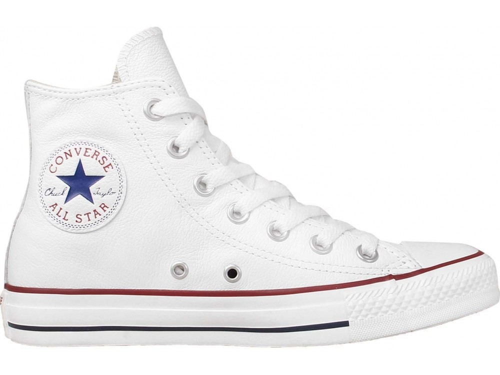 CONVERSE BOTA : Converse Chuck Taylor All Star 132169C Blancas Piel //