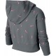 SUDADERA NIKE SPORTWEAR NIÑA CZ2566 079 GRIS Y ROSA