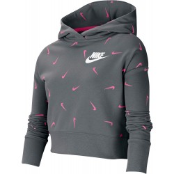 NIKE SPORTWEAR: COMPRAR SUDADERA NIKE CZ2566 079 GRIS Y ROSA / Barata online