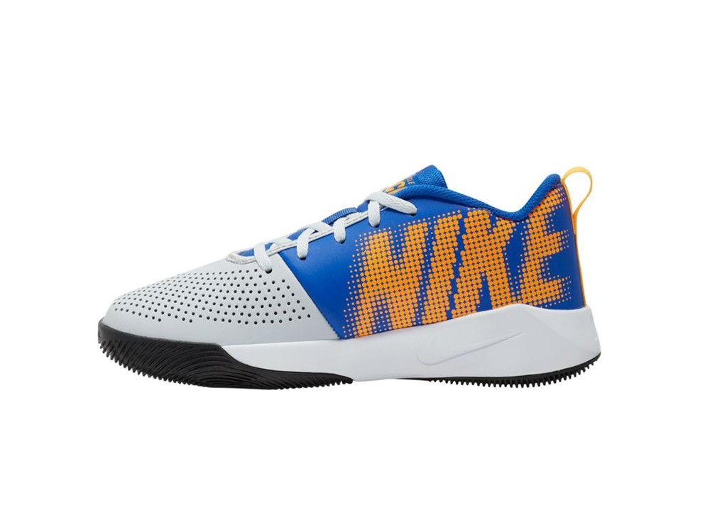 NIKE TEAM HUSTLE QUICK 2 GS AT5298 011 GRIS Y AZUL