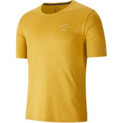 CAMISETA NIKE RUN DIVISION HOMBRE CU7880 338 AMARILLA