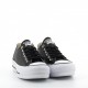 CONVERSE CHUCK TAYLOR ALL STAR LIFT CLEAM PLATAFOTMA MUJER 561681C NEGRAS PIEL