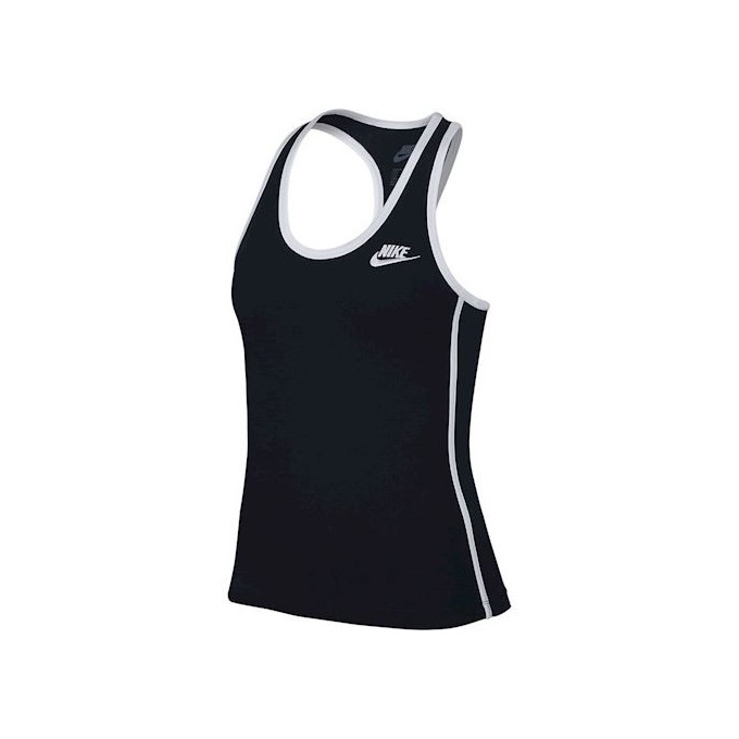 NIKE SPORTWEAR HERITAGE CAMISETA CJ2464 010 NEGRA