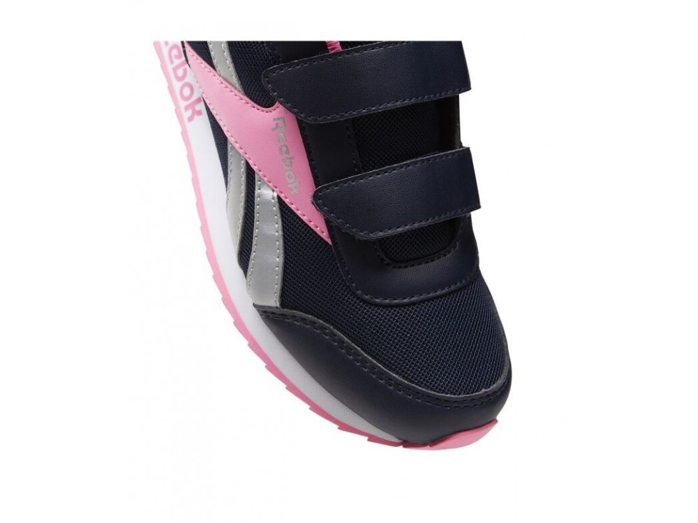 Zapatillas Reebok Royal CLJog 2 Bco/Rosa/Azul Niña