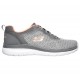 SKECHERS MUJER BOUNTIFUL-QUICK ATH 12607/GYCL GRIS