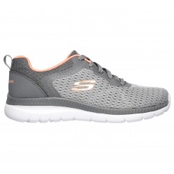 SKECHERS MUJER BOUNTIFUL-QUICK ATH 12607/GYCL GRIS