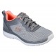 SKECHERS MUJER BOUNTIFUL-QUICK ATH 12607/GYCL GRIS