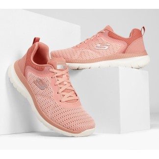 SKECHERS BOUNTIFUL MUJER  12607 ROS ROSA