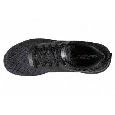 SKECHERS BOUNTIFUL MUJER  12607 BBK NEGRA