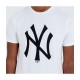 NEW ERA TEAM LOGO TEE NEW YORK YANKEES CAMISETA 11863818 BLANCA