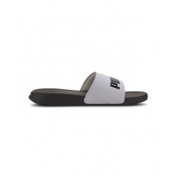 CHANCLAS PUMA POPCAT NEGRA BLANCA 372279 09