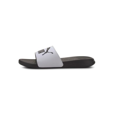 CHANCLAS NATACIÓN PUMA POPCAT NEGRA BLANCA