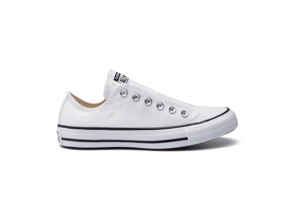 Unirse posponer montículo Converse Blancas Sin Cordones | Zapatillas Converse Blancas Slip sin  Cordones