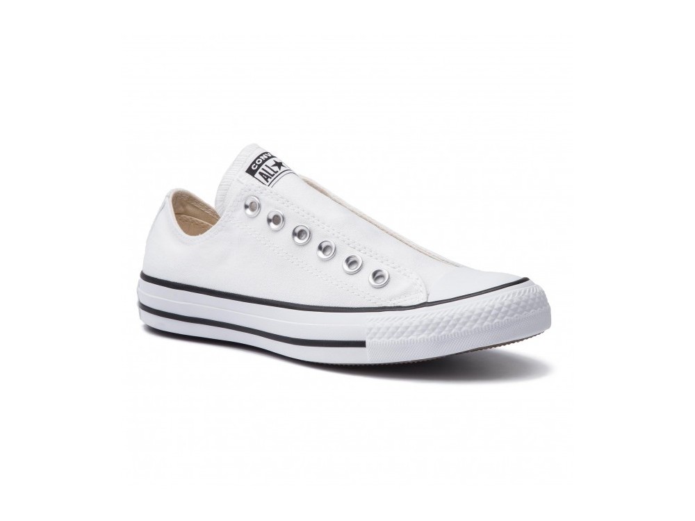 Unirse posponer montículo Converse Blancas Sin Cordones | Zapatillas Converse Blancas Slip sin  Cordones