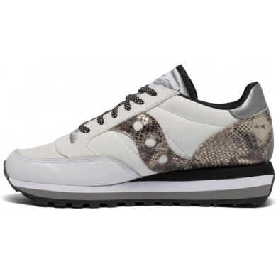 SAUCONY JAZZ TRIPLE MUJER S60550-1 BLANCA SNAKE